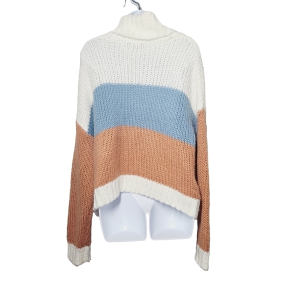 Blue B Thick Knit Cowl Neck Sweater Top - Picture 2 of 6